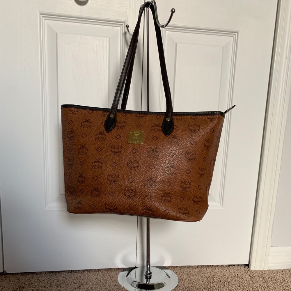 MCM tote with zipper (small)